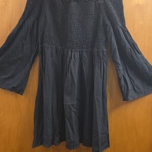 Black Off-Shoulder Women's Top